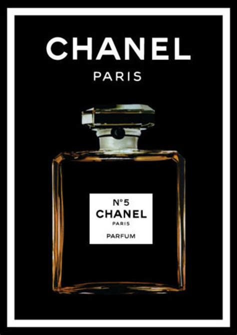 black and white chanel number 5 parfume art|chanel number 5 on sale.